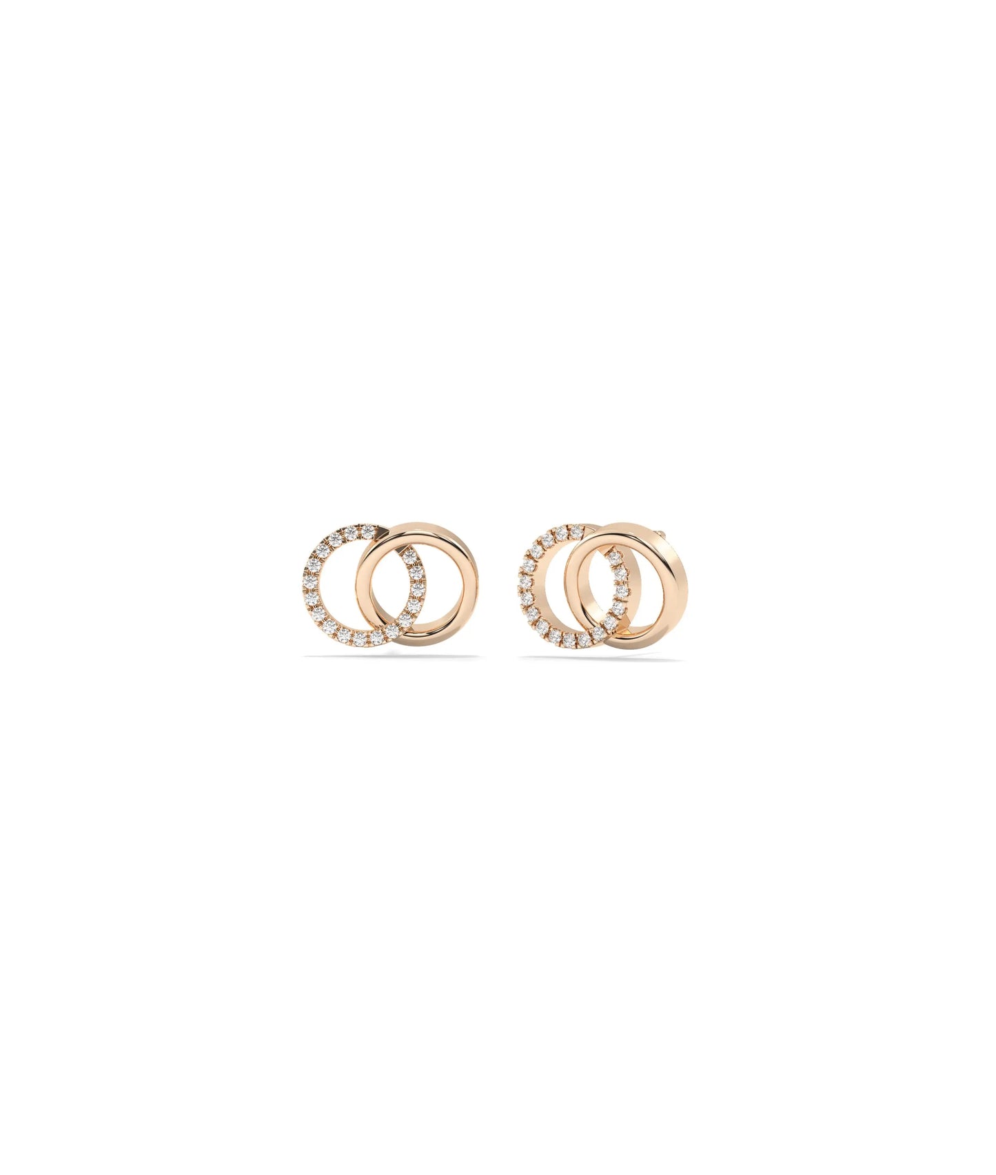 Diamond Circle Earring - 79e | Everyday 14K Gold Jewelry