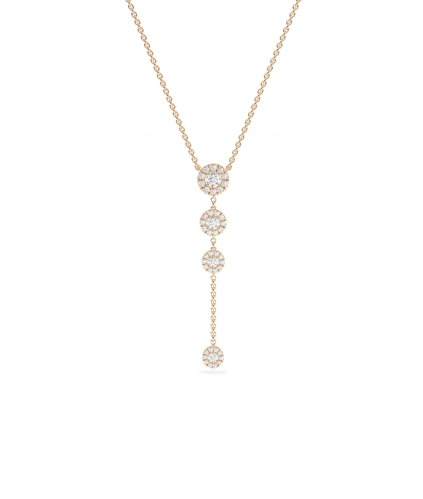 Diamond Dangle Necklace - 79e | Everyday 14K Gold Jewelry
