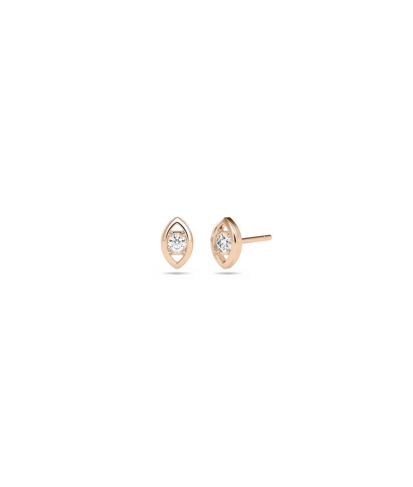Diamond Stud Earrings - 79e | Everyday 14K Gold Jewelry