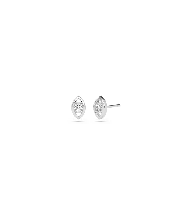 Diamond Stud Earrings - 79e | Everyday 14K Gold Jewelry alternate view