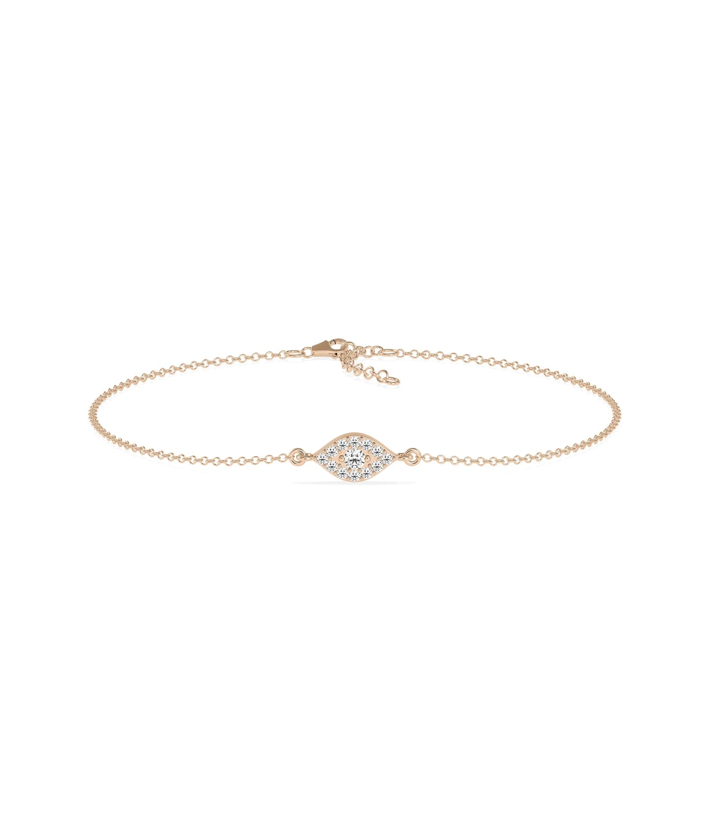 Diamond Evil Eye Bracelet - 79e | Everyday 14K Gold Jewelry