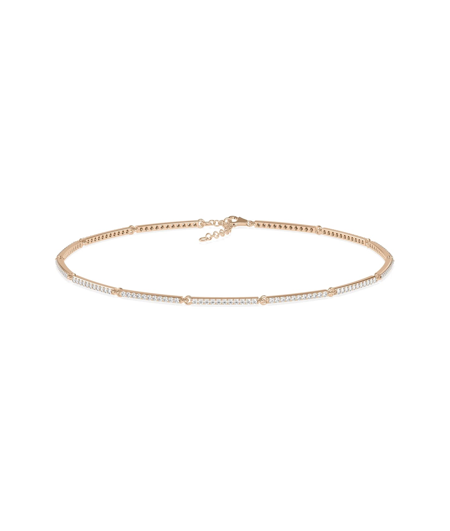 Diamond Pave Link Bracelet - 79e | Everyday 14K Gold Jewelry