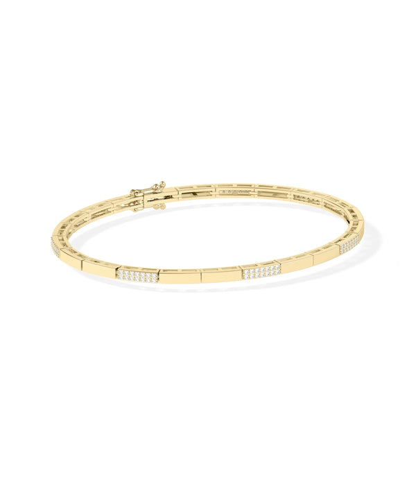 Diamond Pave Link Bracelet - 79e | Everyday 14K Gold Jewelry alternate view
