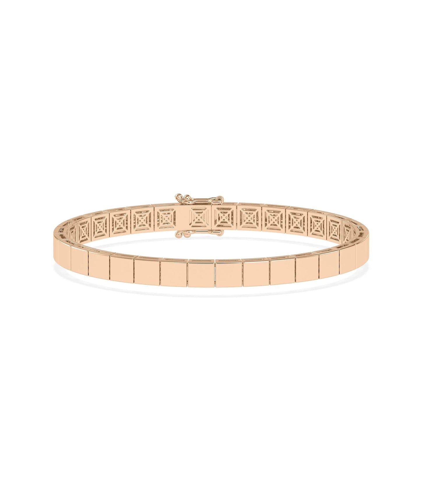 Gold Cushion Link Bracelet - 79e | Everyday 14K Gold Jewelry