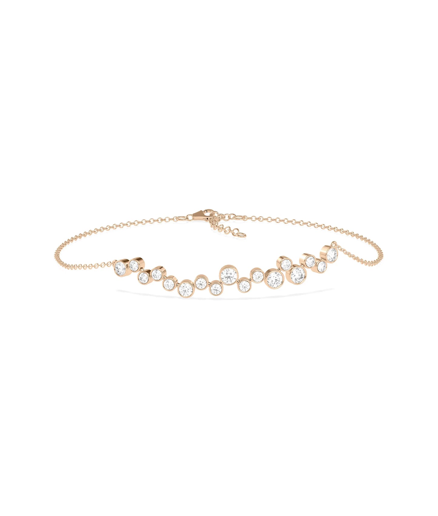 Cluster Diamond Bracelet - 79e | Everyday 14K Gold Jewelry