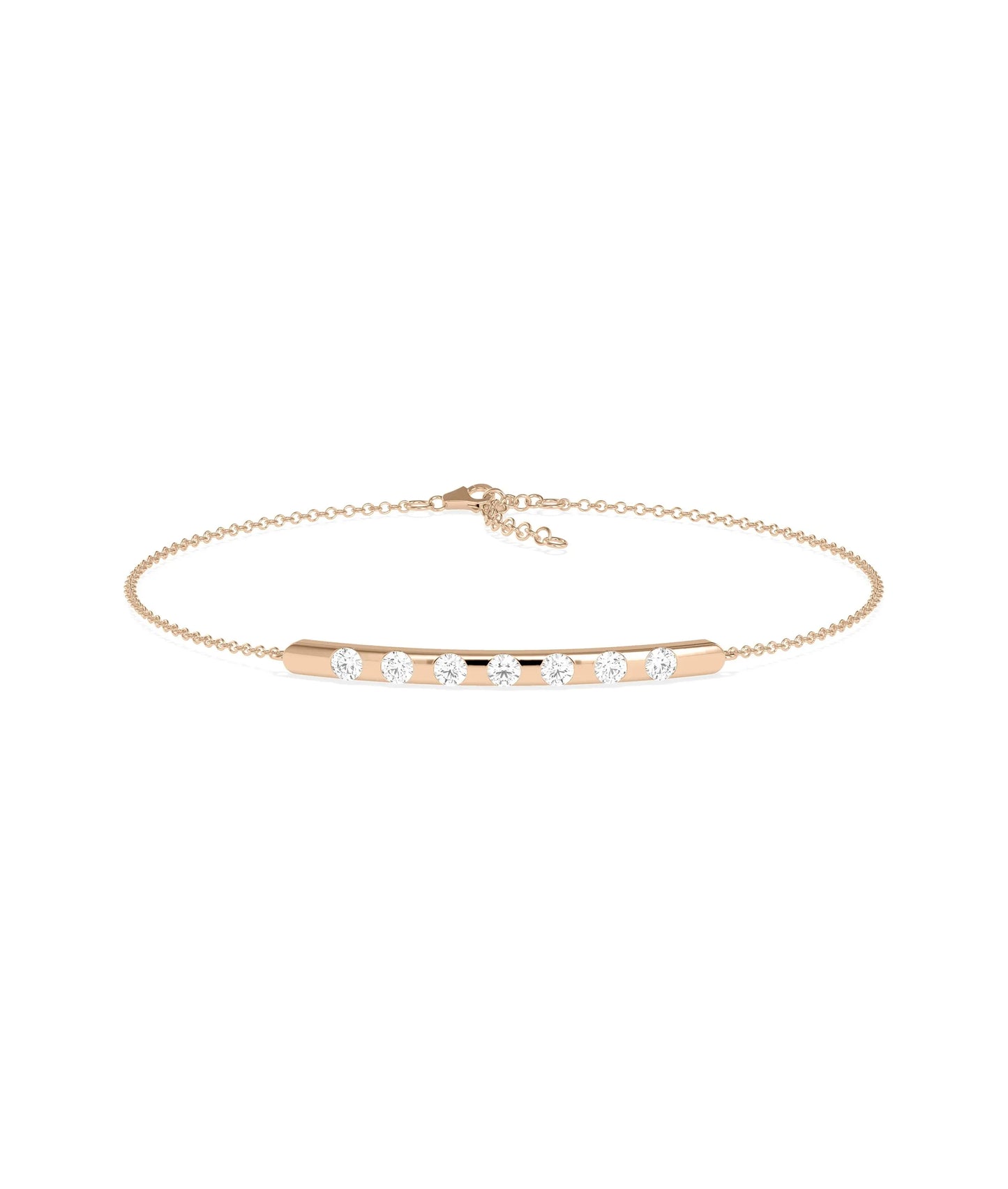 Station Sation Bar Cable Chain Bracelet - 79e | Everyday 14K Gold Jewelry