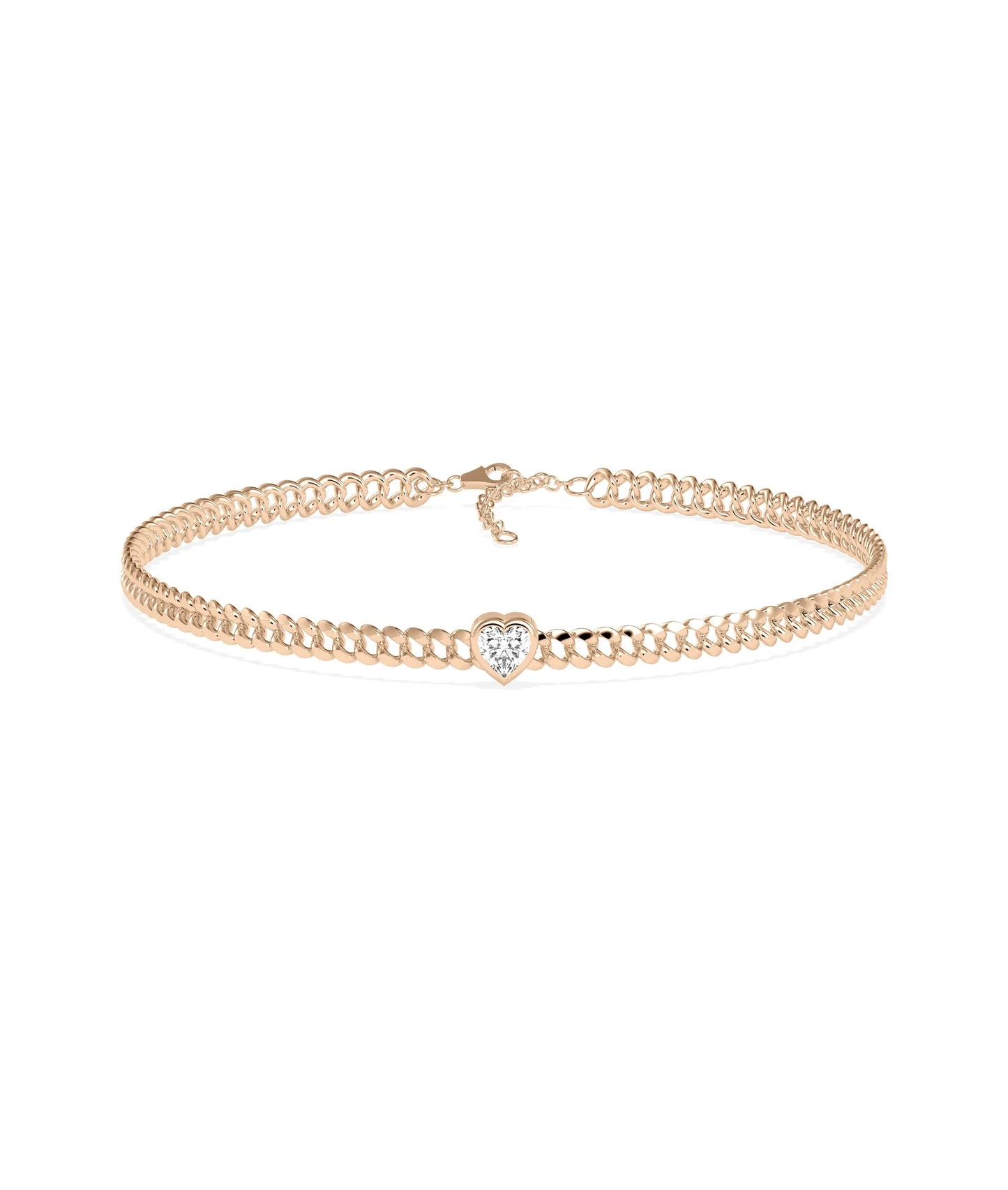Curb Link Diamond Solitaire Bracelet - 79e | Everyday 14K Gold Jewelry