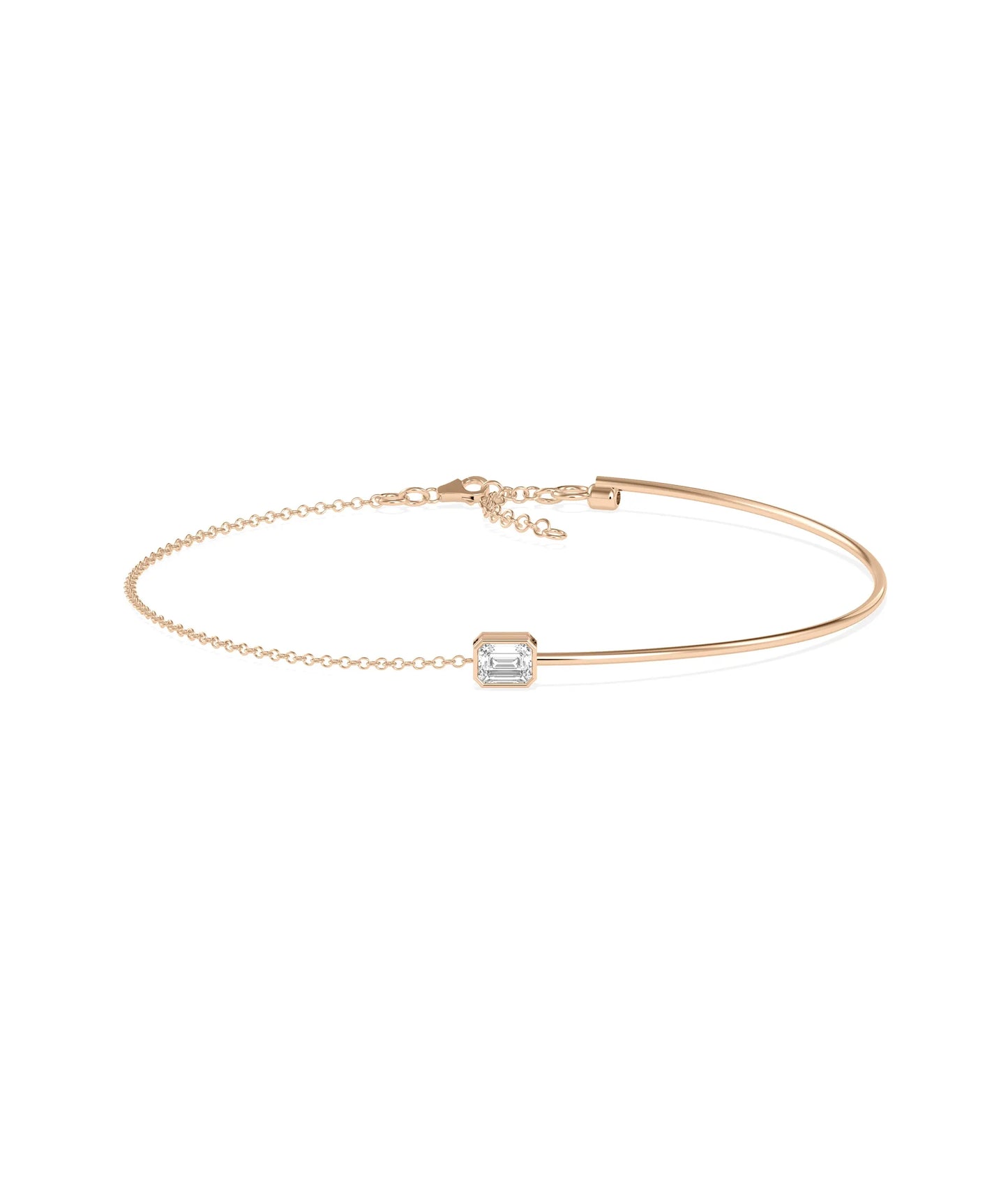 Diamond Solitaire Bracelet - 79e | Everyday 14K Gold Jewelry