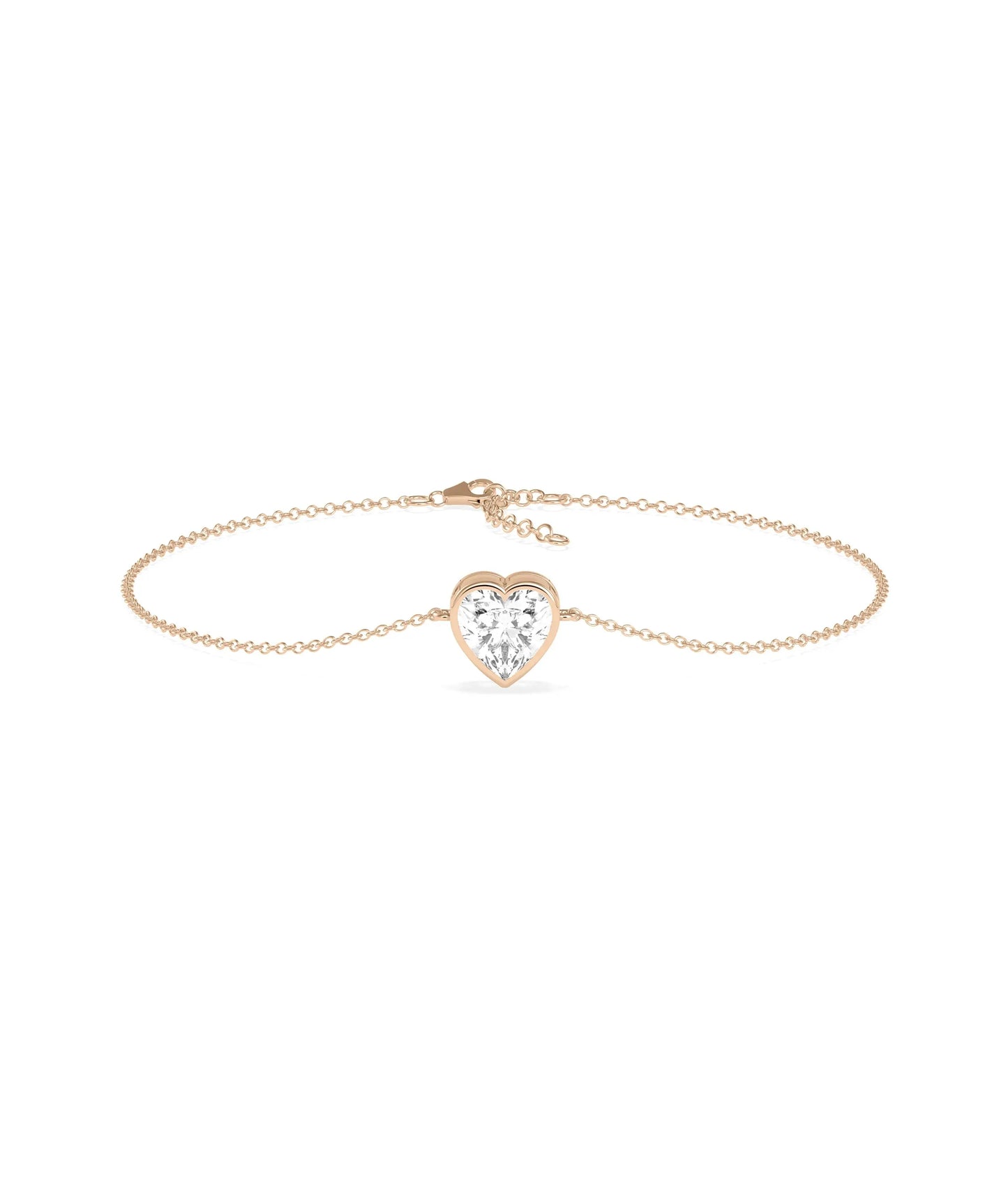 Solitaire Bezel Set Diamond Bracelet - 79e | Everyday 14K Gold Jewelry