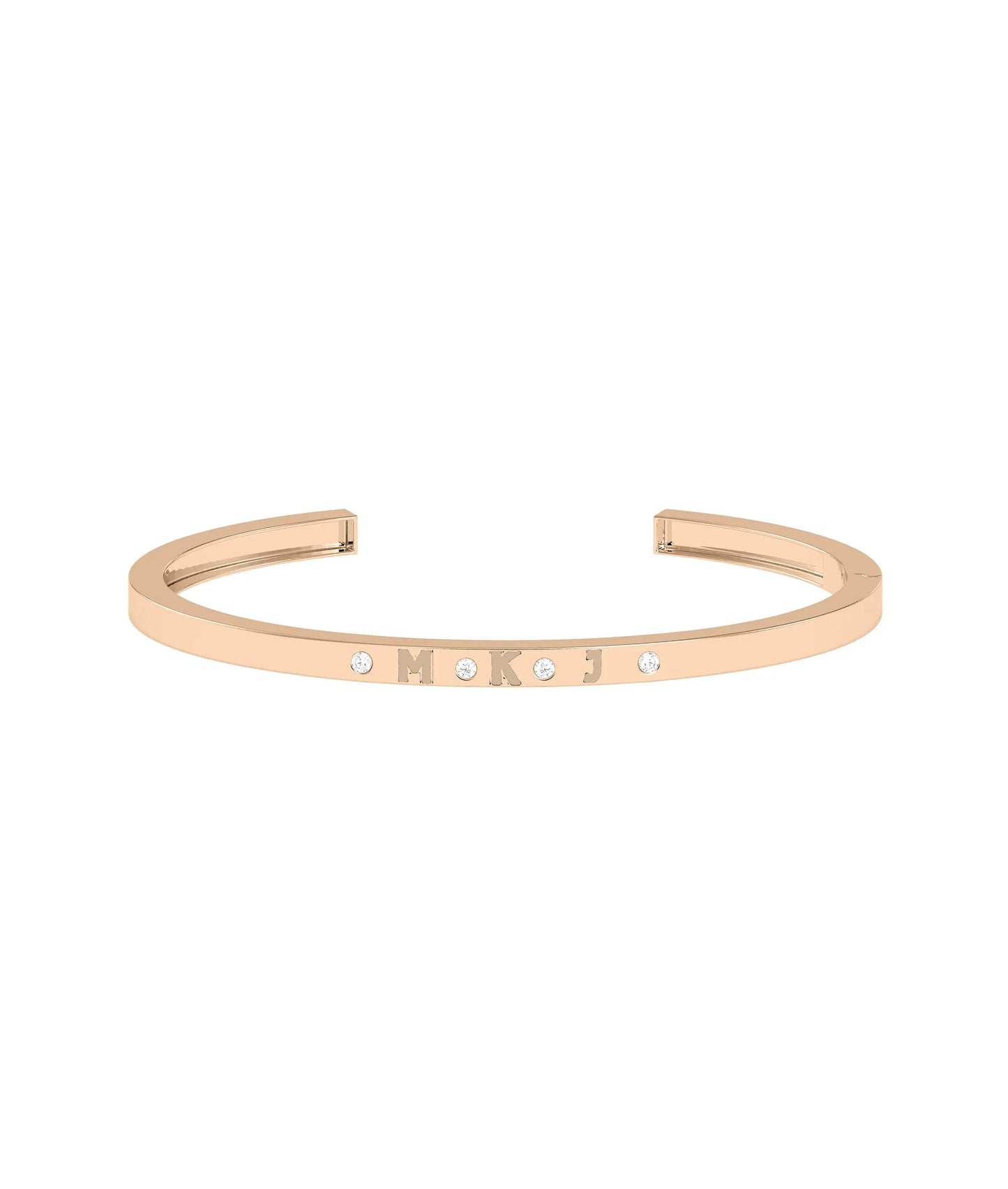 Personalize Diamond Cuff - 79e | Everyday 14K Gold Jewelry
