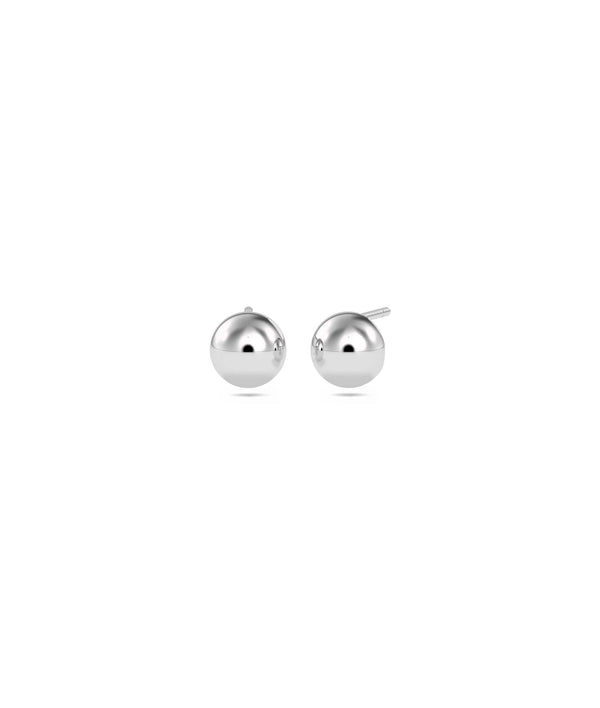 Gold Bubble Stud Earring - 79e | Everyday 14K Gold Jewelry alternate view