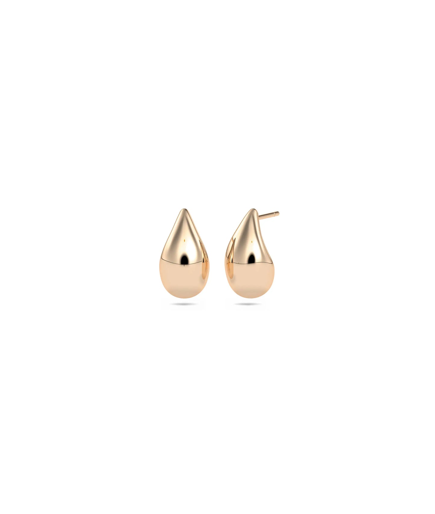 Gold Drop Stud Earring - 79e | Everyday 14K Gold Jewelry