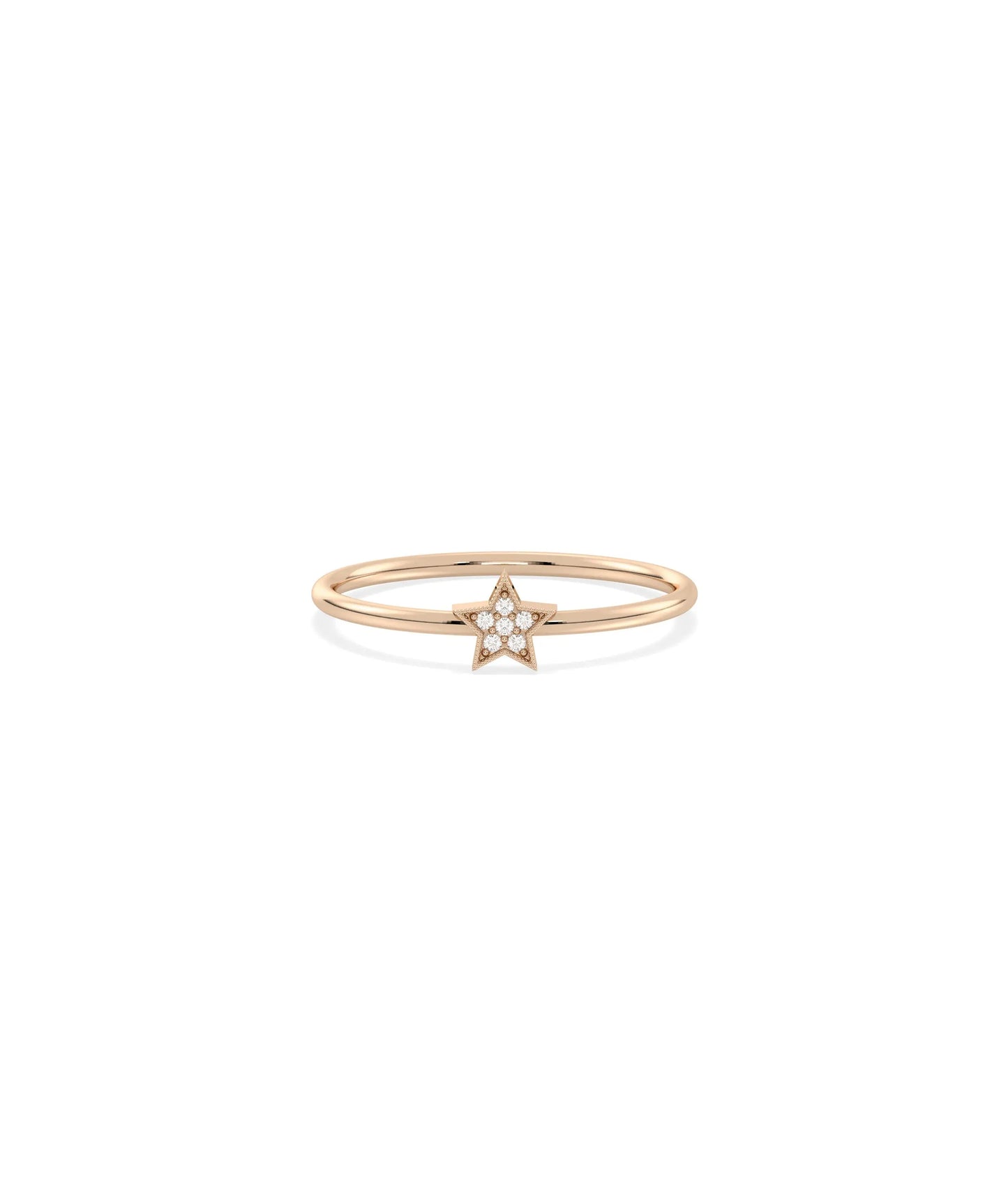 Star Band Ring - 79e | Everyday 14K Gold Jewelry