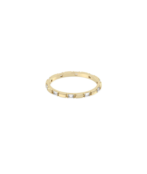 Baguette Diamond Eternity Band Ring - 79e | Everyday 14K Gold Jewelry alternate view