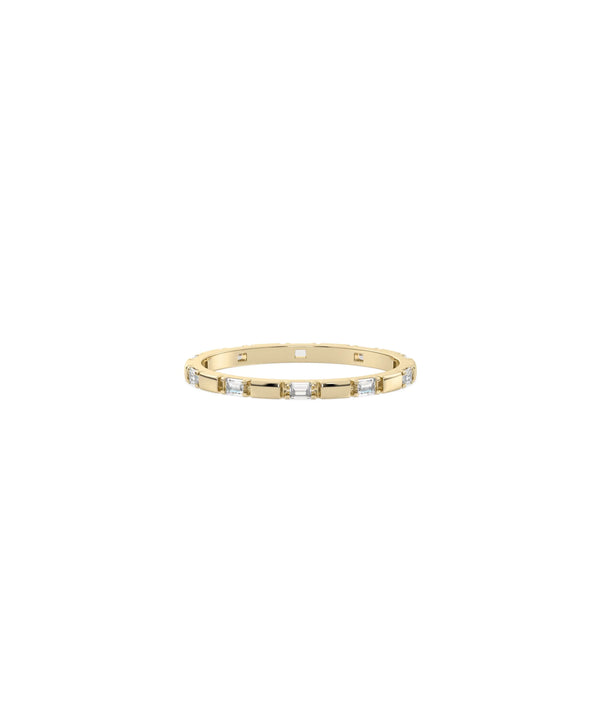 Baguette Diamond Eternity Band Ring - 79e | Everyday 14K Gold Jewelry