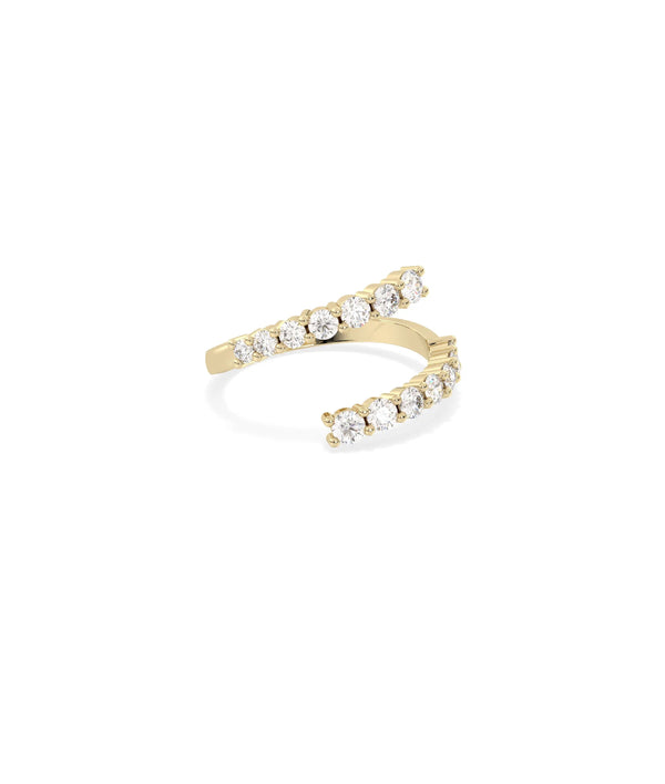 Side view of Diamond Bypass Ring showing 2.1mm width and bypass architecture detail alternate view