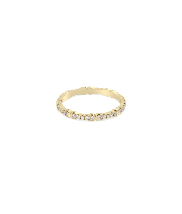 Eternity Diamond Band Ring - 79e | Everyday 14K Gold Jewelry alternate view
