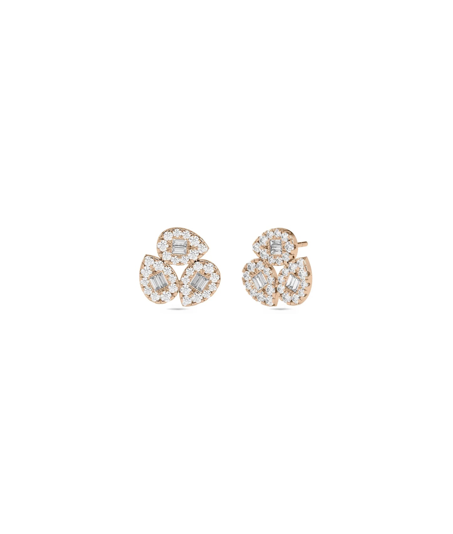 Diamond Stud Earrings - 79e | Everyday 14K Gold Jewelry