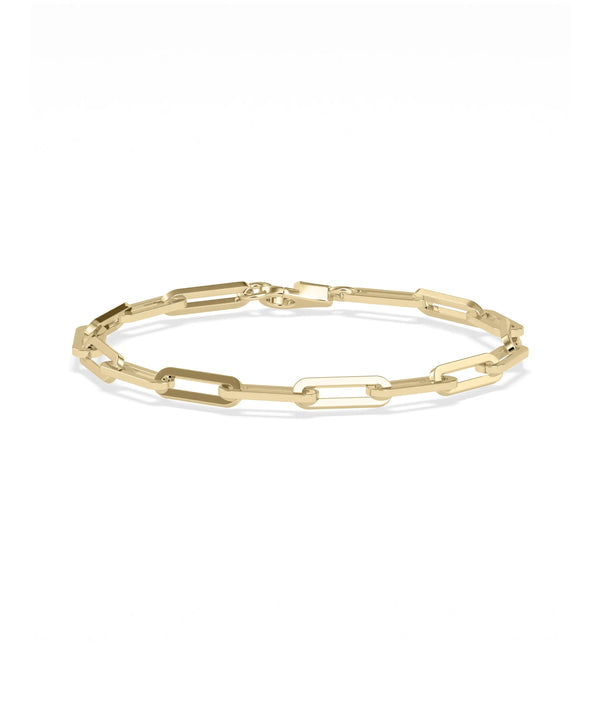 Paper Clip Gold Bracelet - 79e | Everyday 14K Gold Jewelry