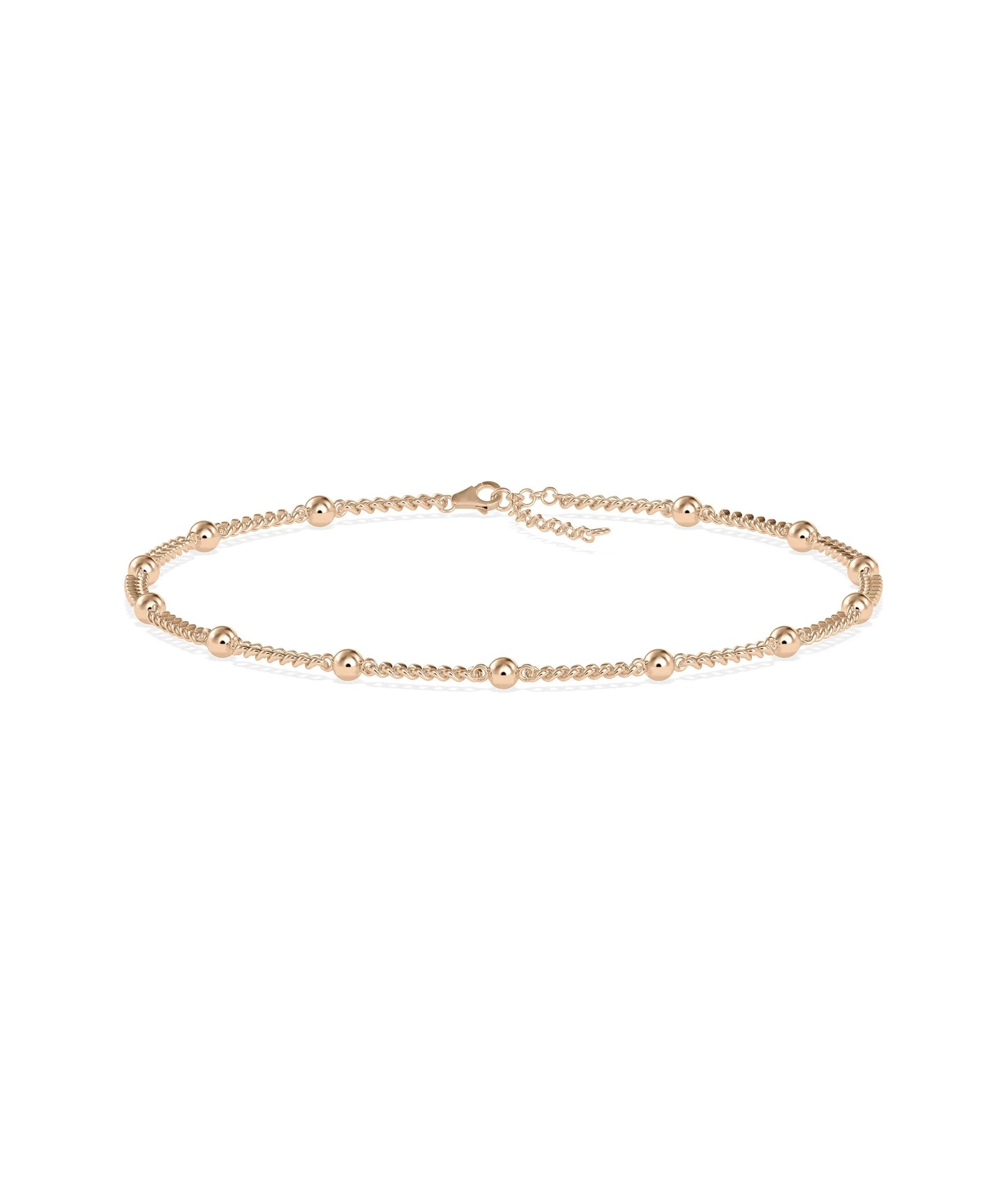 Gold Bead Station Bracelet - 79e | Everyday 14K Gold Jewelry