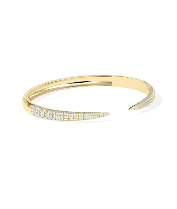 Split Shank Diamond Cuff - 79e | Everyday 14K Gold Jewelry alternate view