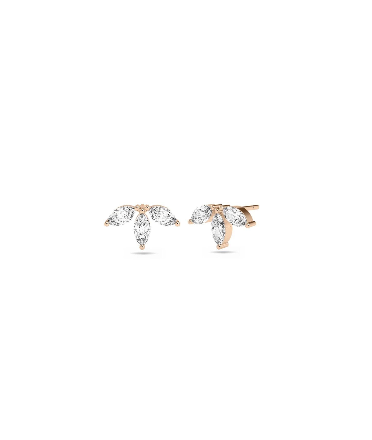Diamond Stud Earrings - 79e | Everyday 14K Gold Jewelry