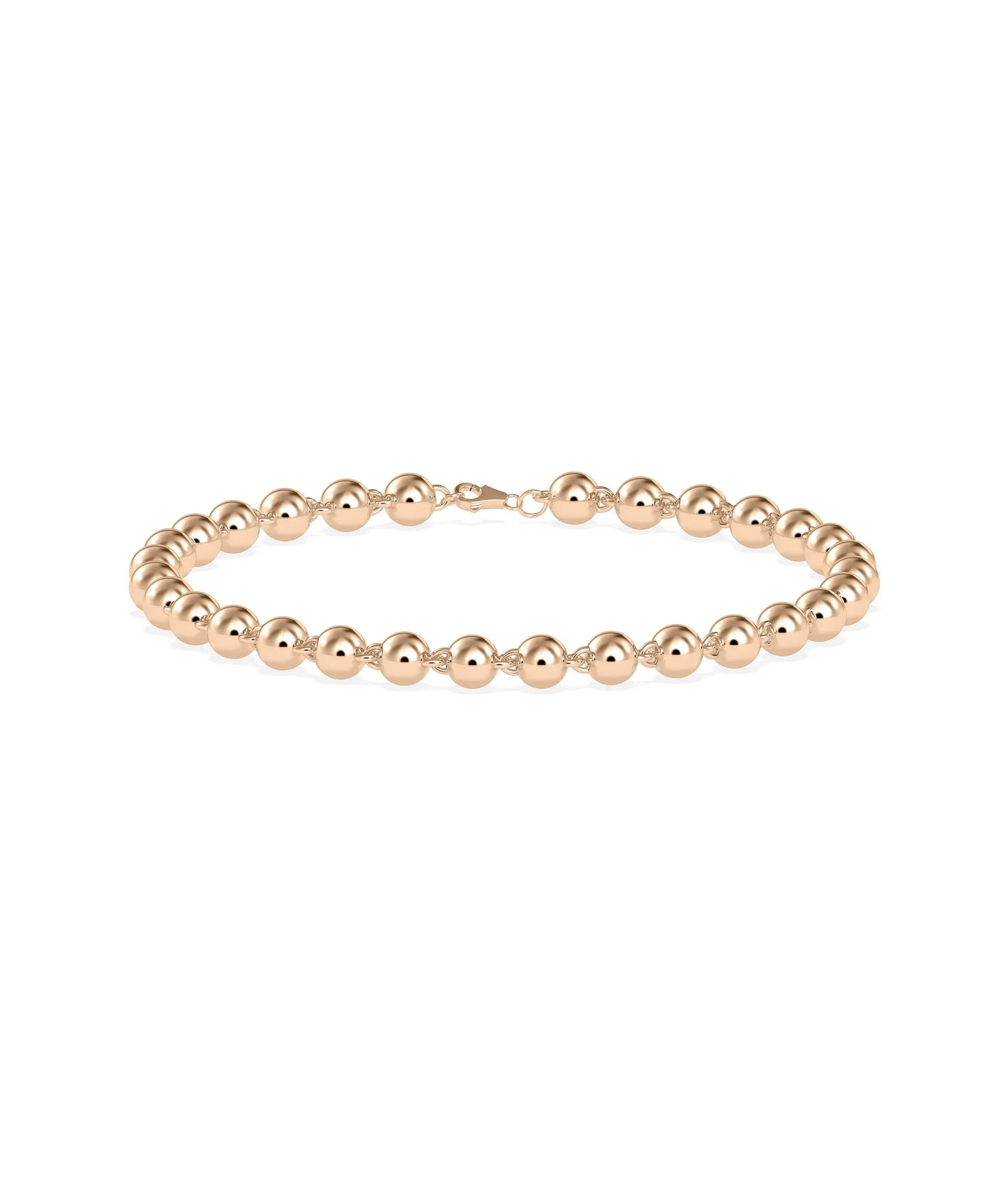 5 mm Gold Bead Bracelet - 79e | Everyday 14K Gold Jewelry