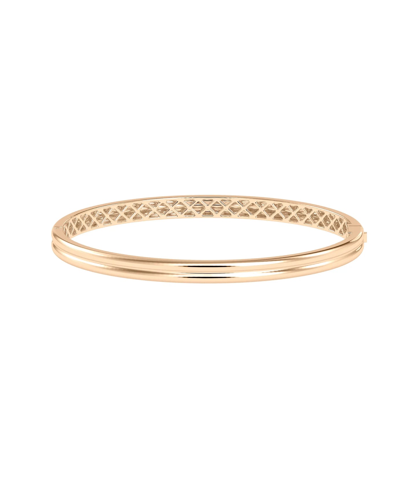 Fluted Gold Bangle - 79e | Everyday 14K Gold Jewelry