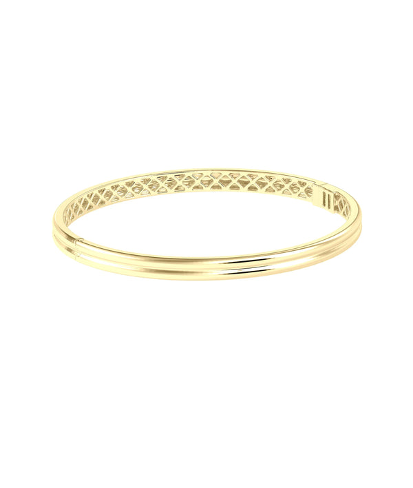 Fluted Gold Bangle - 79e | Everyday 14K Gold Jewelry alternate view