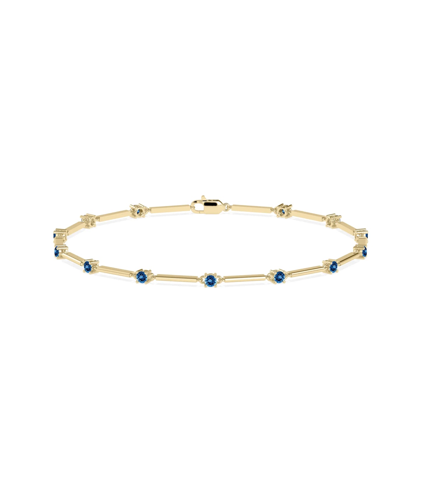 Birthstone Station Bracelet - 79e | Everyday 14K Gold Jewelry
