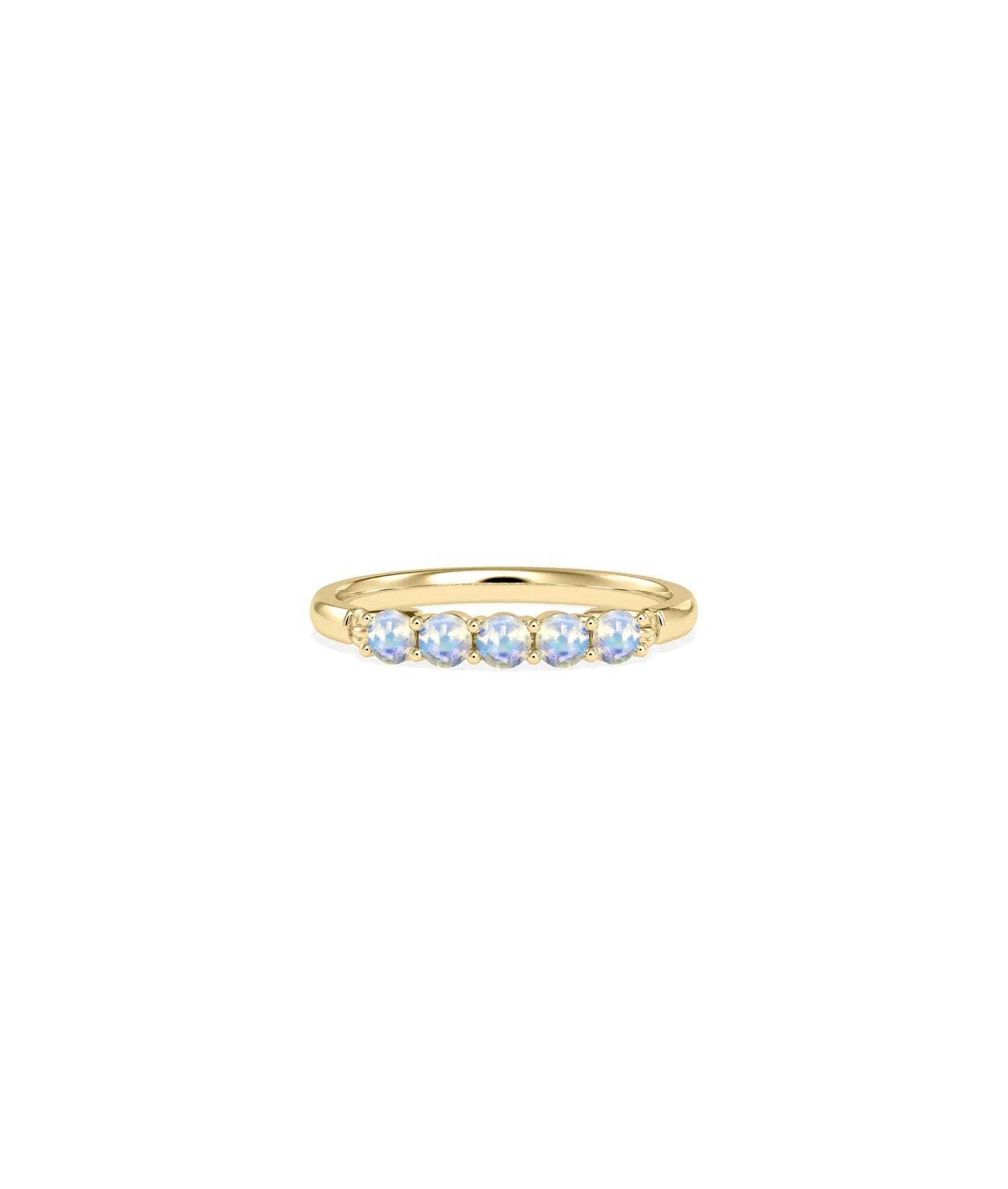 5 Stone Birthstone Ring - 79e | Everyday 14K Gold Jewelry