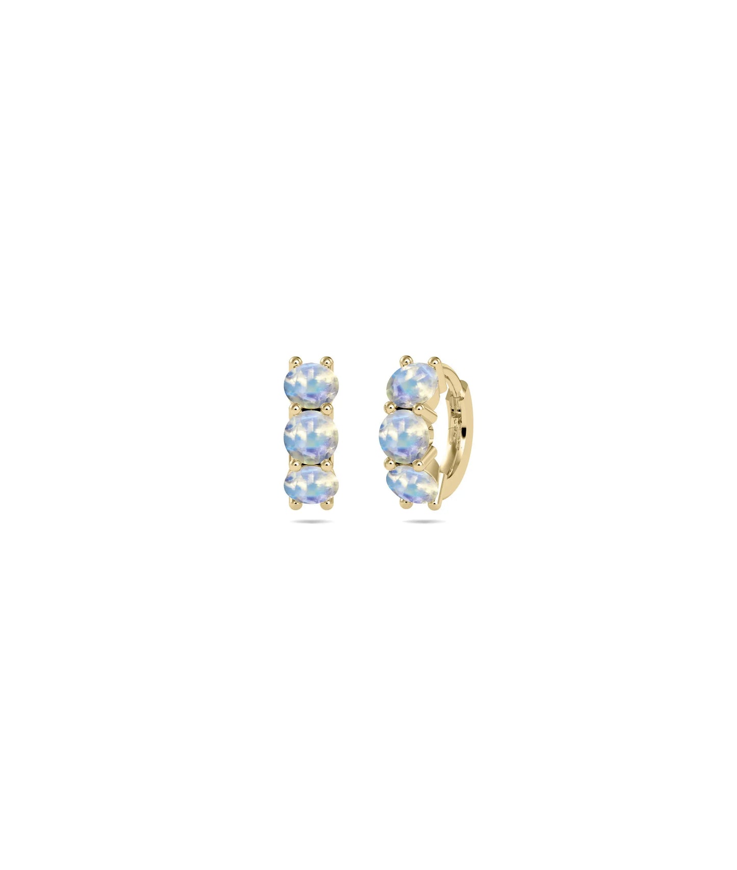 Birthstone Hoop Earring - 79e | Everyday 14K Gold Jewelry