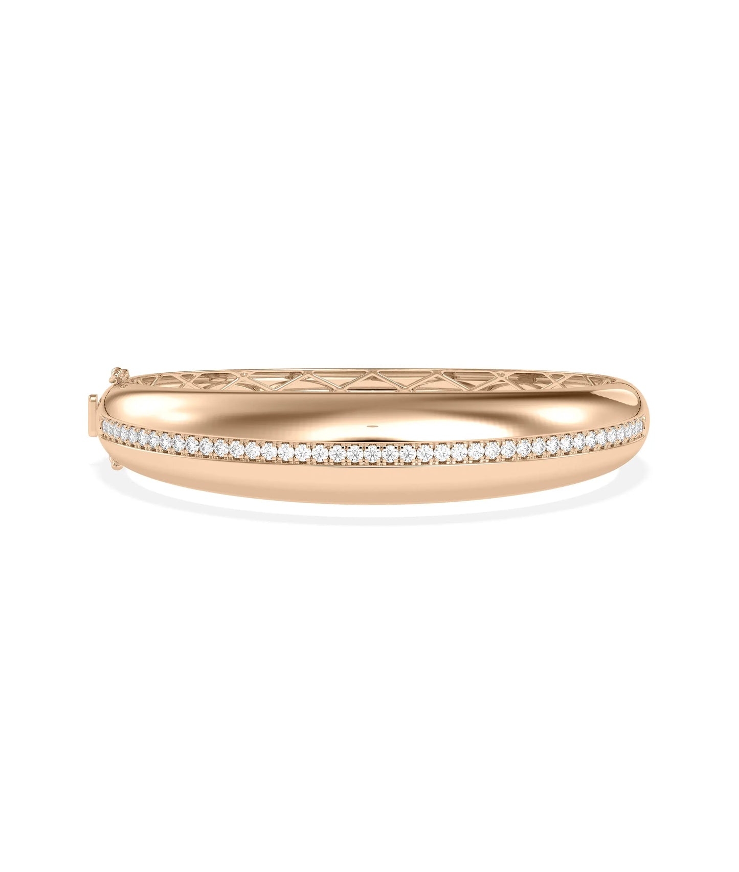 Diamond Dome Bangle - 79e | Everyday 14K Gold Jewelry