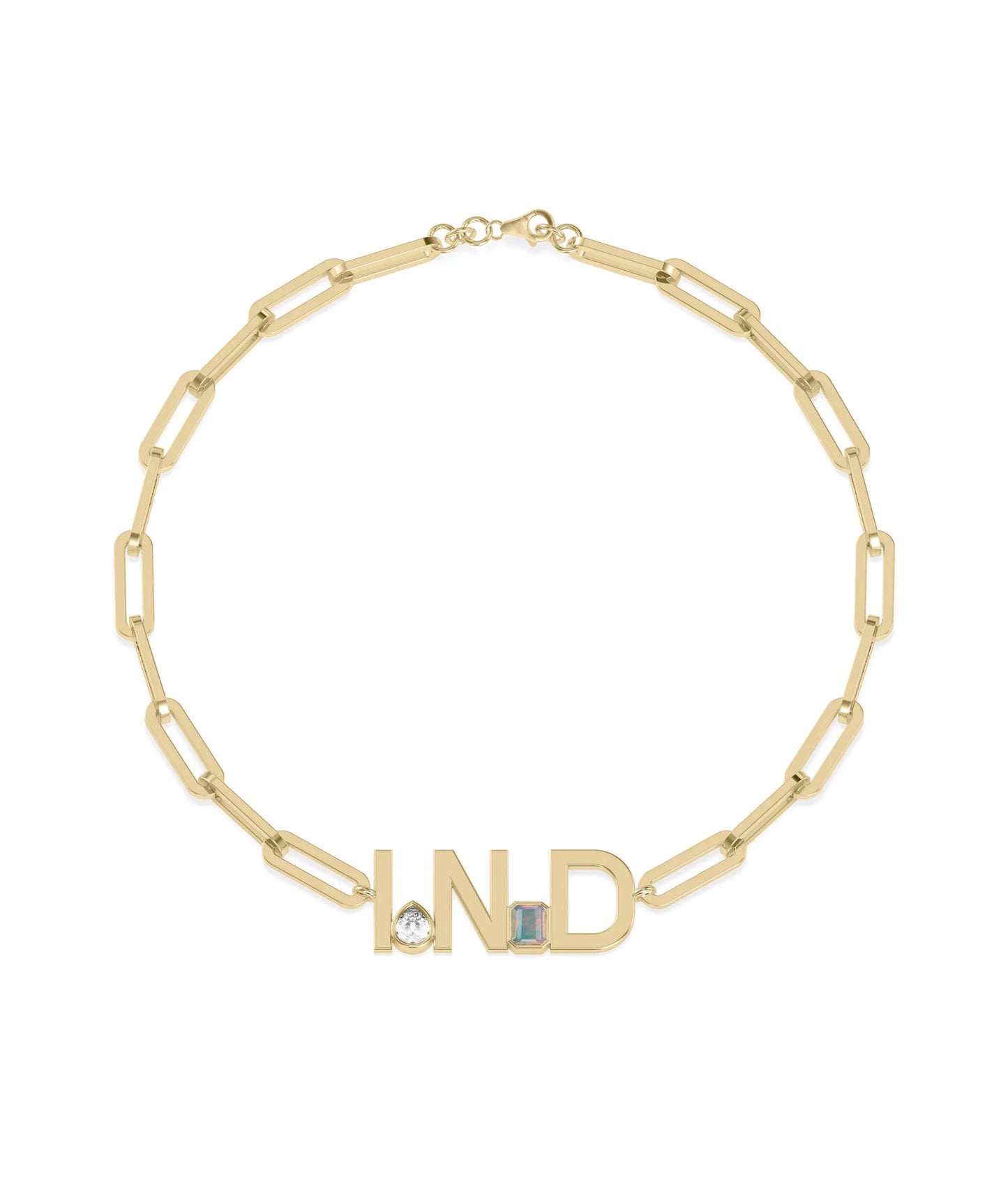 Birthstone Initials Bracelets - 79e | Everyday 14K Gold Jewelry