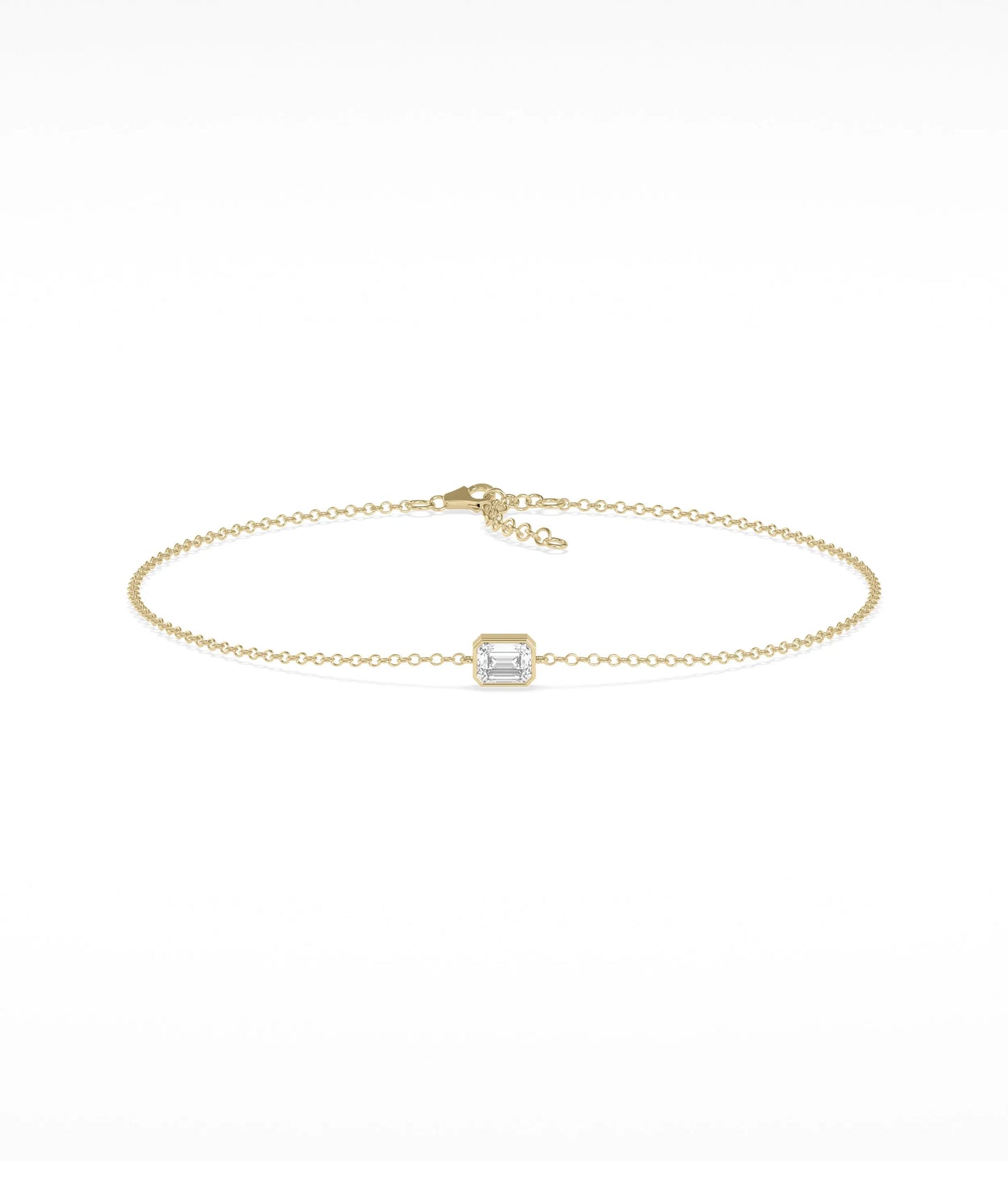 Bezel Set Birthstone Bracelet - 79e | Everyday 14K Gold Jewelry