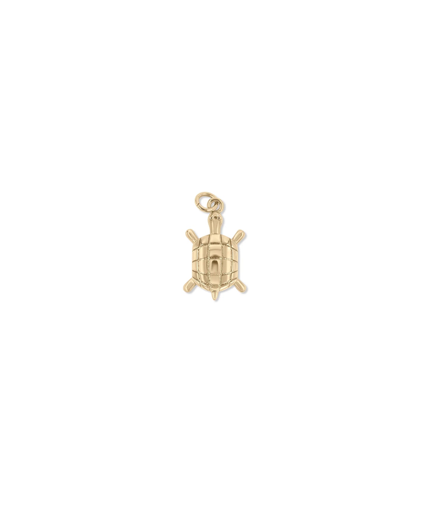 Rose gold Turtle Charm featuring peaceful style