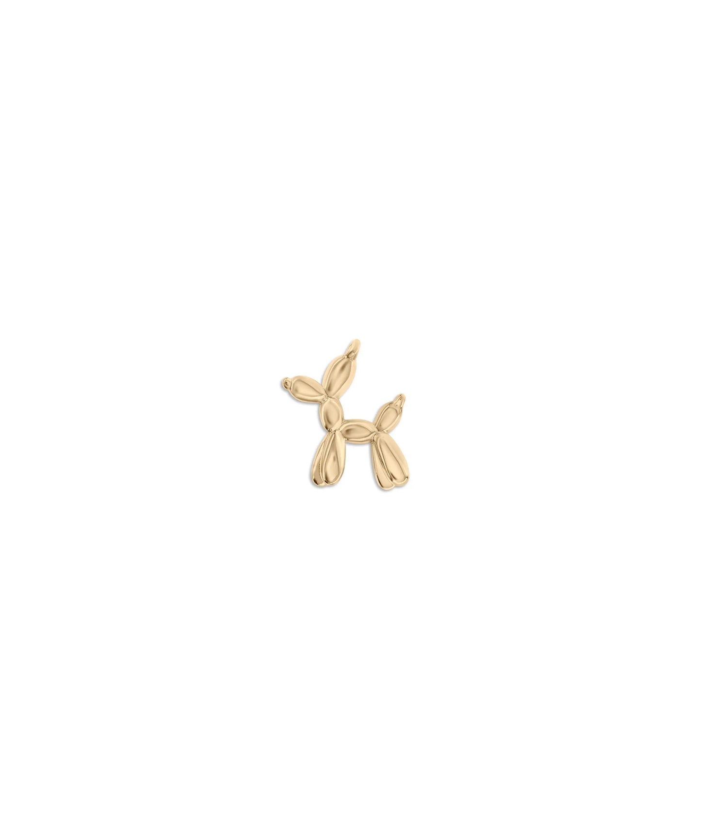 Bubble Gold Dog Charm - 79e | Everyday 14K Gold Jewelry