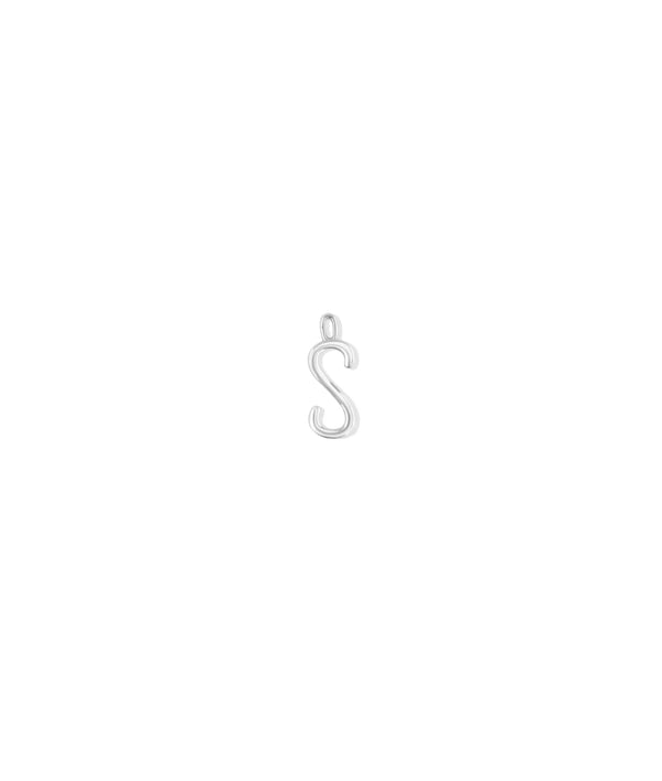 Elongated Letter Charm - 79e | Everyday 14K Gold Jewelry alternate view