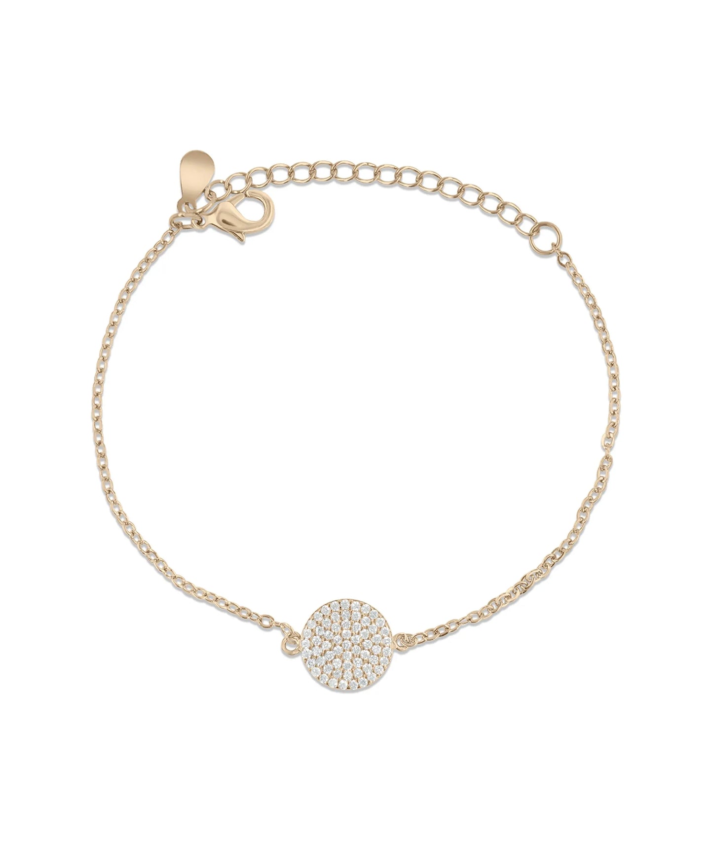 Circle Cable Chain Bracelet rose gold featuring timeless traditional design