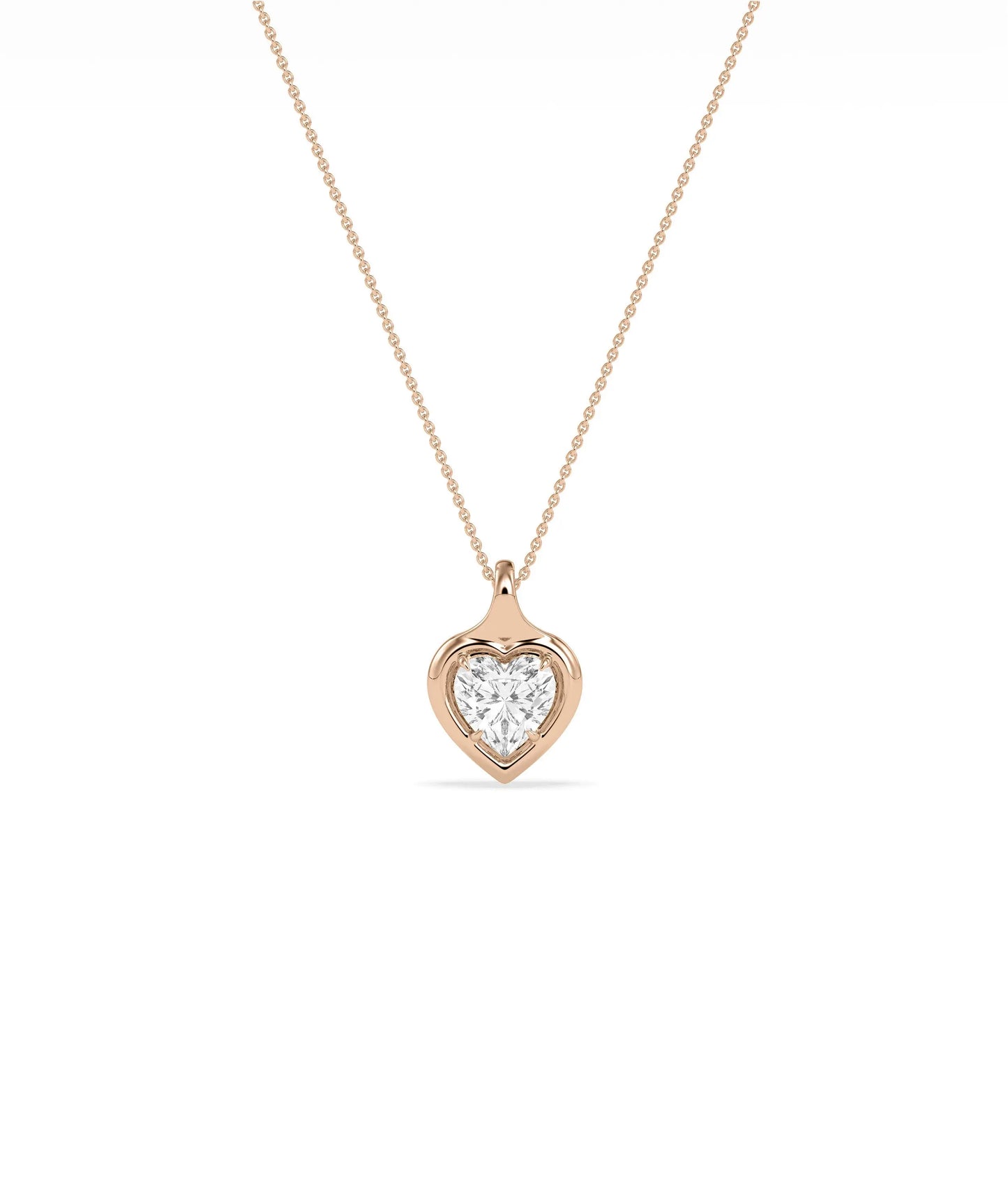 Bubble Heart Shape Charm Charm 79e | Everyday 14K Gold Jewelry