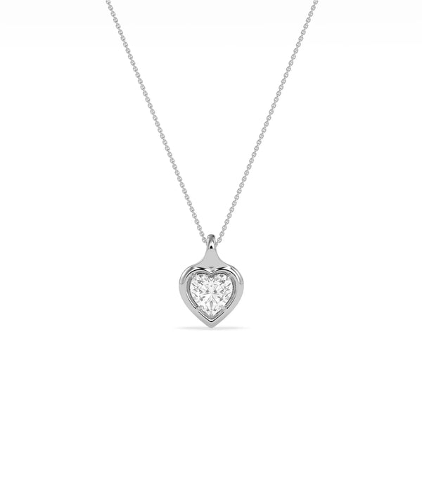 Bubble Heart Shape Charm Charm 79e | Everyday 14K Gold Jewelry alternate view
