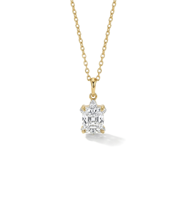 ONE CUT™ Turtoise Prong Set Charm with Gold Bail alternate view