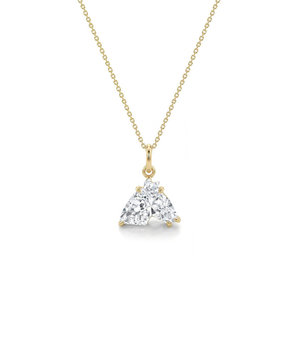 ONE CUT™ Horse Prong Set Charm with Gold Bail alternate view