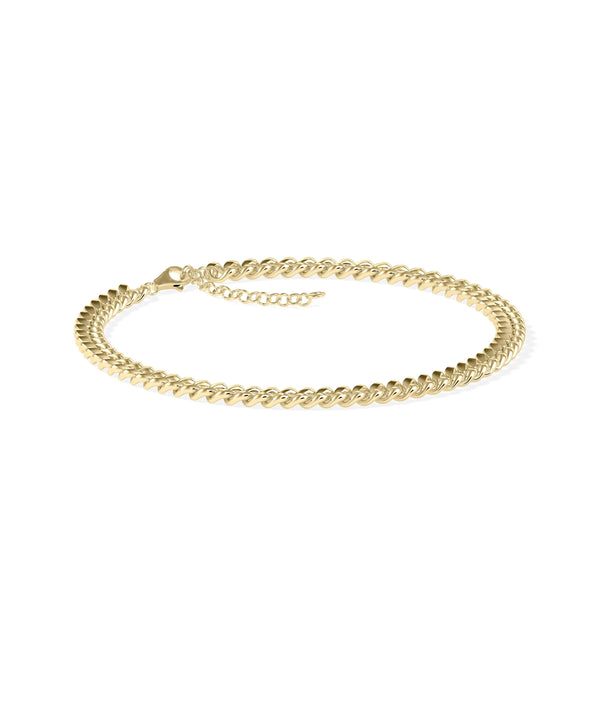 Curb Link Gold Bracelet - 79e | Everyday 14K Gold Jewelry alternate view