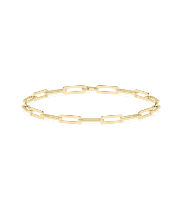 Paper Clip Gold Bracelet - 79e | Everyday 14K Gold Jewelry