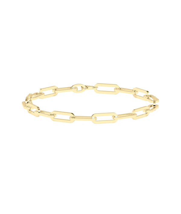 Paper Clip Gold Bracelet - 79e | Everyday 14K Gold Jewelry