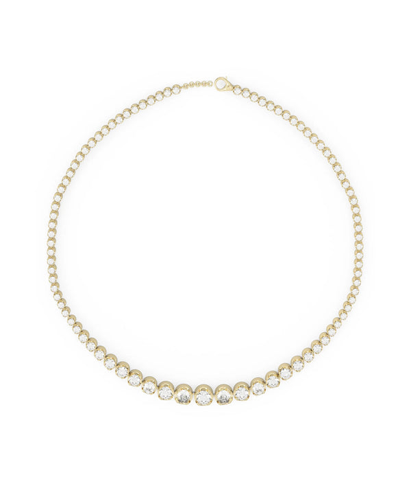 Diamond Tennis Necklace - 79e | Everyday 14K Gold Jewelry