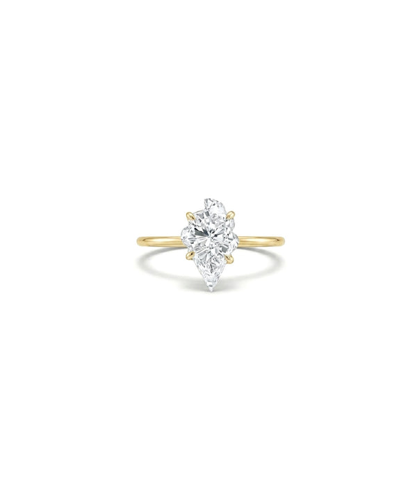 ONE CUT™ Ice Cream Prong Set Band Ring