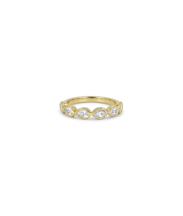 Pear Shape Band Ring