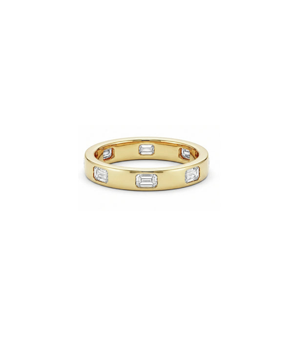 Emerald Cut Band Ring alternate view